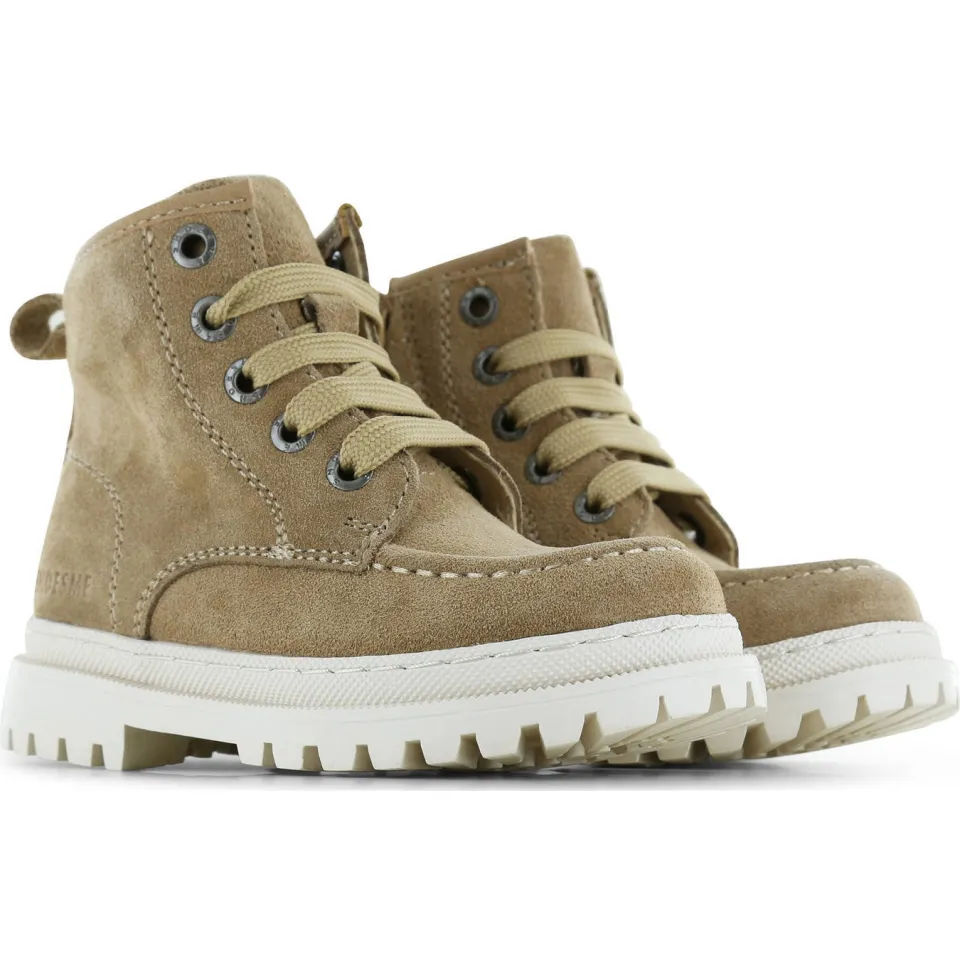 Shoesme suède veterboots beige, foto 3