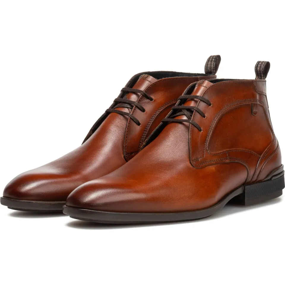 Floris Van Bommel Nette schoenen Sfm-50165 De Hakker Cognac, foto 3