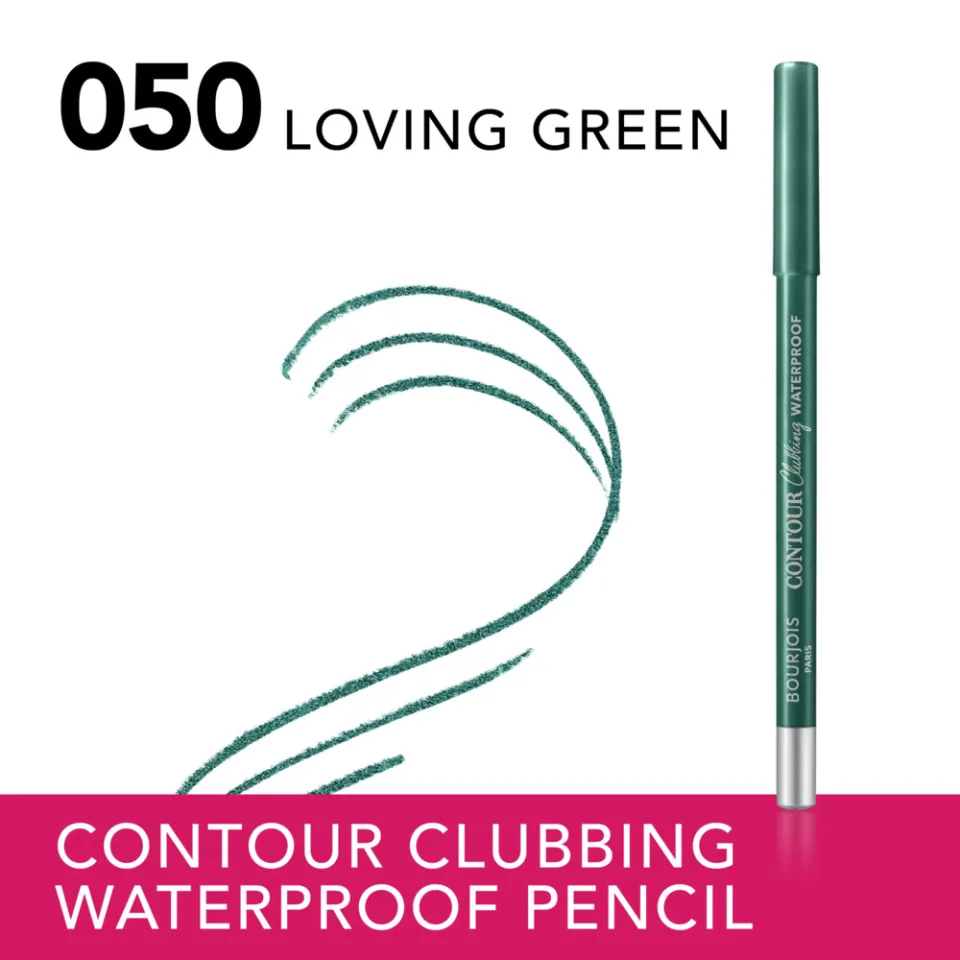 Bourjois Contour Clubbing Waterproof oogpotlood 050 Loving Green, foto 3