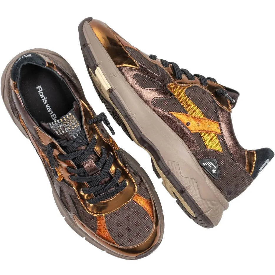 Floris Van Bommel Daysi sneakers bruin, foto 2