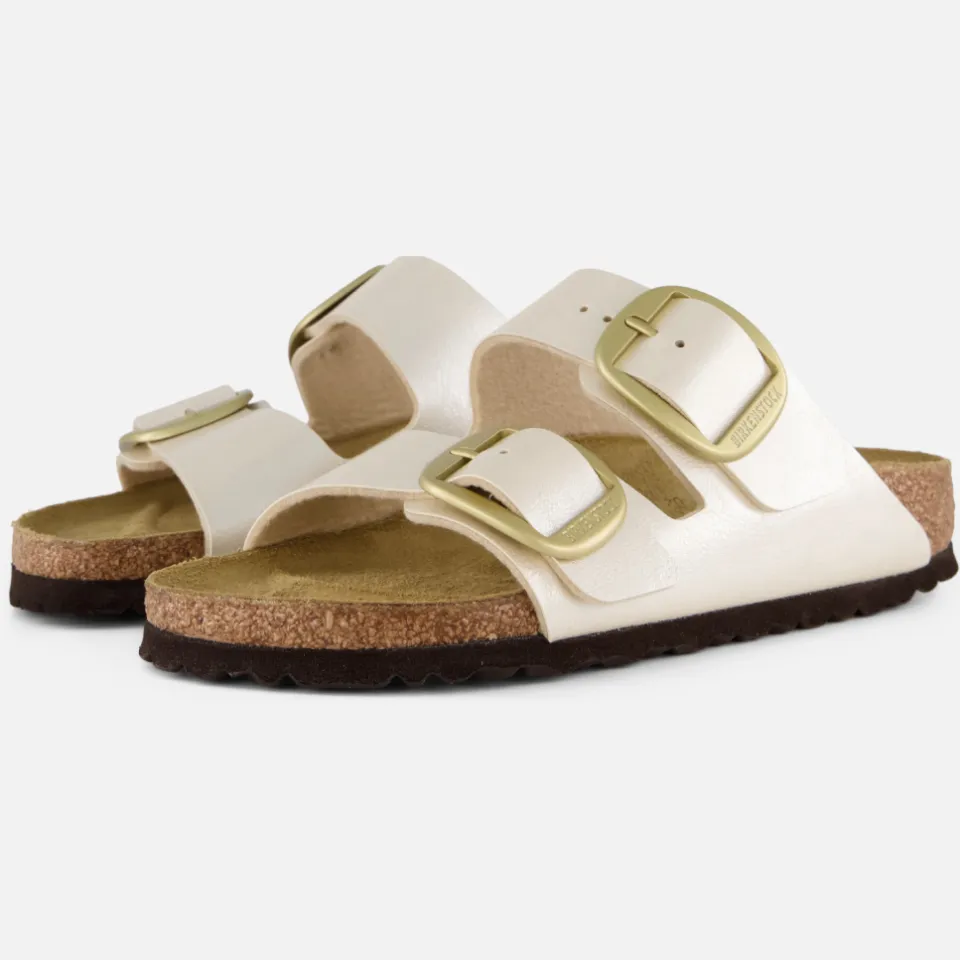 Birkenstock Arizona Big Buckle slippers wit, foto 2