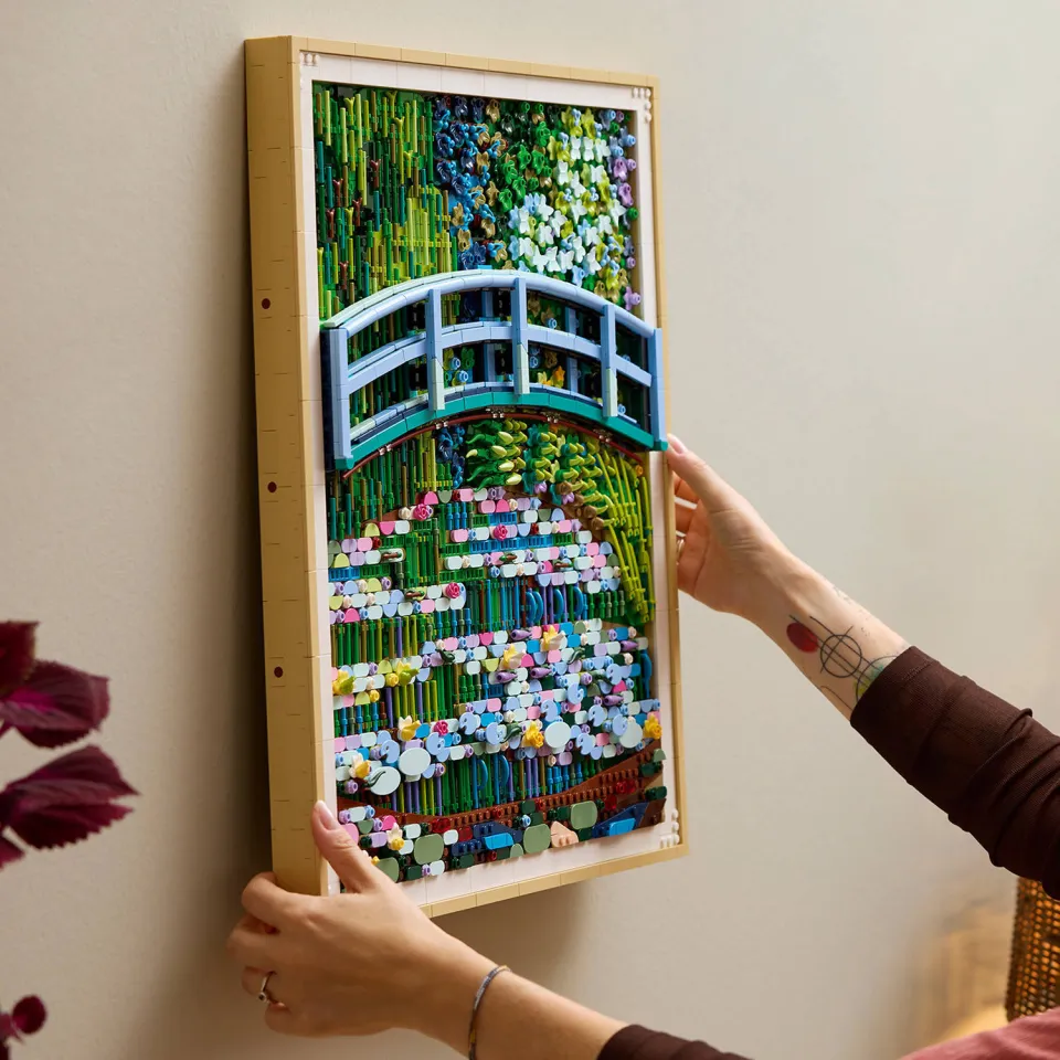 Lego Art Claude Monet – Brug over een Vijver met Waterlelies Set 31220, foto 6