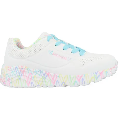 Skechers Uno Lite Lovely Luv sneakers wit