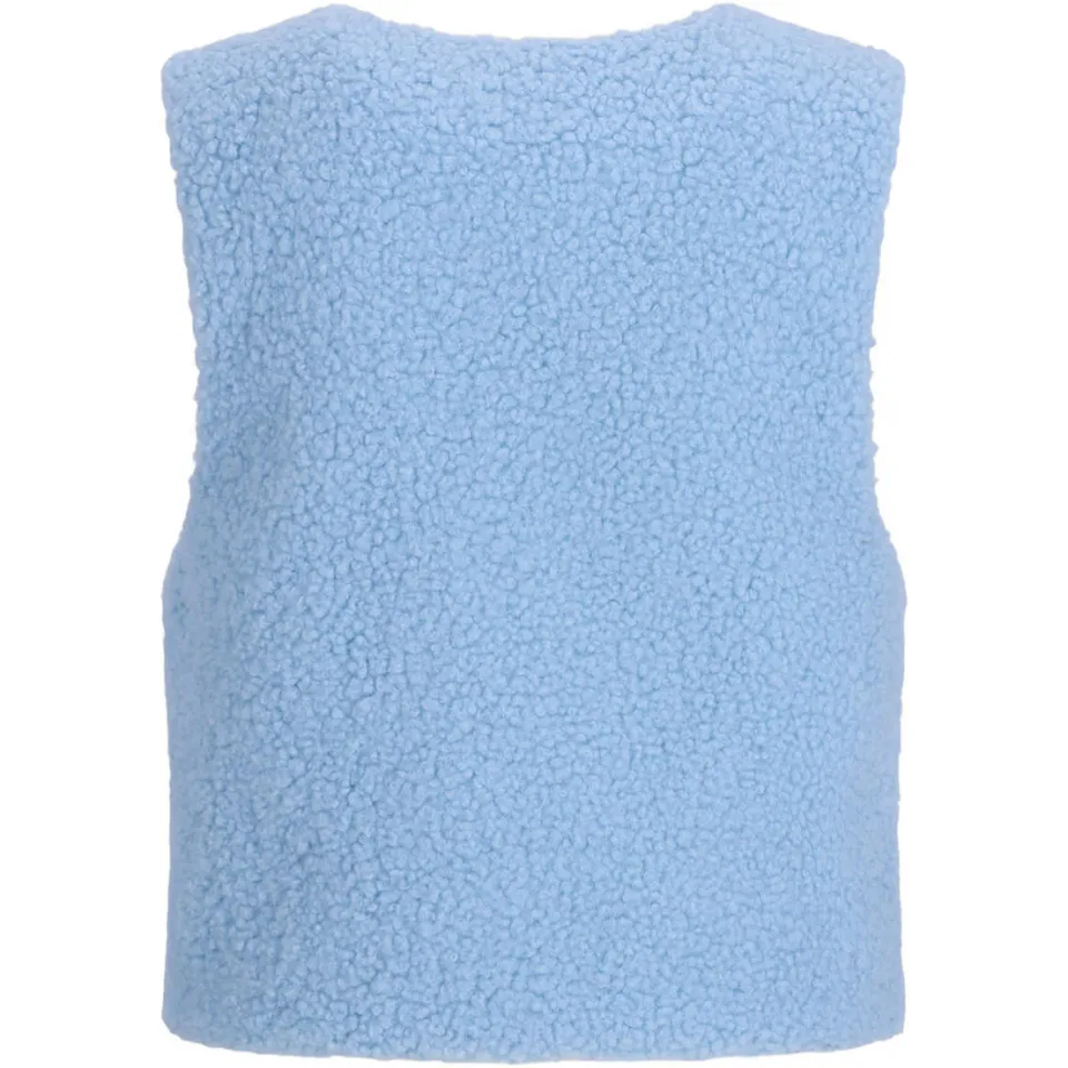 Nono teddy gilet met print - lichtblauw, foto 3