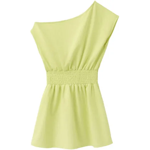 Mango Kids jurk met smockwerk limegroen, foto 4
