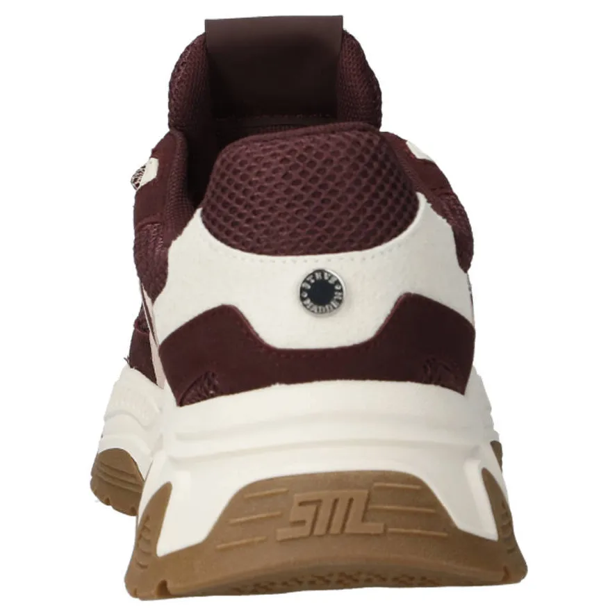 Steve Madden Ample chunky leren sneakers bordeaux, foto 4