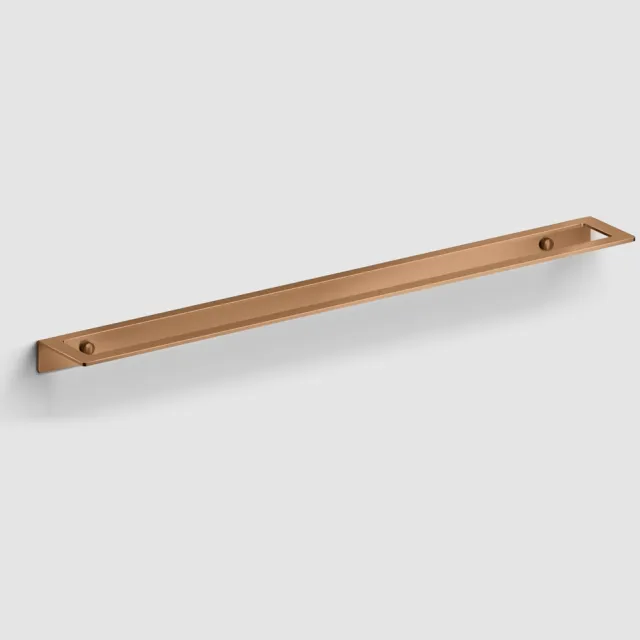 Clou Handdoekrek Clou Fold 60 cm Brons Geborsteld PVD Geborsteld Brons