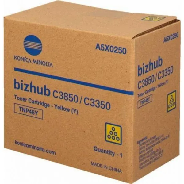 Konica-Minolta Konica Minolta A95W250 (TNP-49Y) Toner Geel