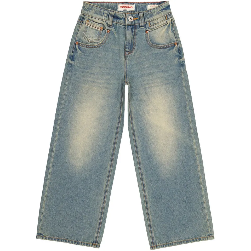 Vingino Luca baggy jeans lichtblauw old vintage, foto 2