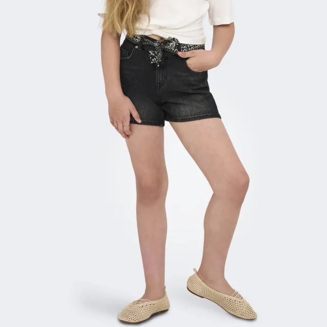 Only Girl denim straight short washed black, foto 6