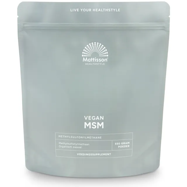 Mattisson HealthStyle vegan MSM poeder