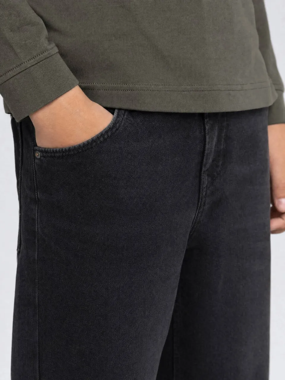 Petrol Industries loose fit jeans - zwart, foto 5