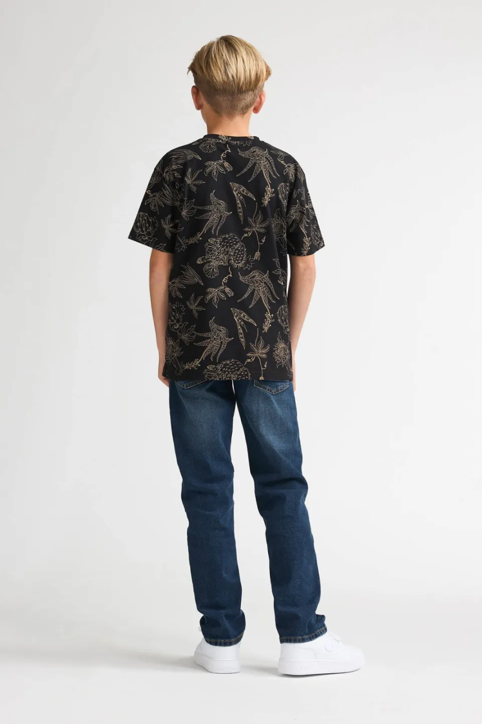 Petrol Industries T-shirt zwart all-over print, foto 5