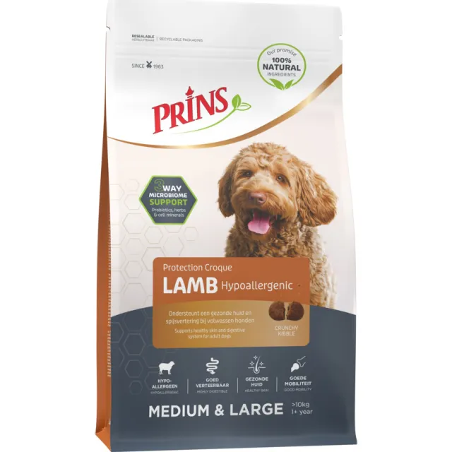 Prins Hondenvoer Droog Protection Croque Hypoallergeen Lam 10 kg