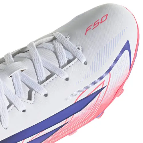 Adidas Performance F50 Hyperfast Club junior imitatieleren voetbalschoenen - roze/paars, foto 7