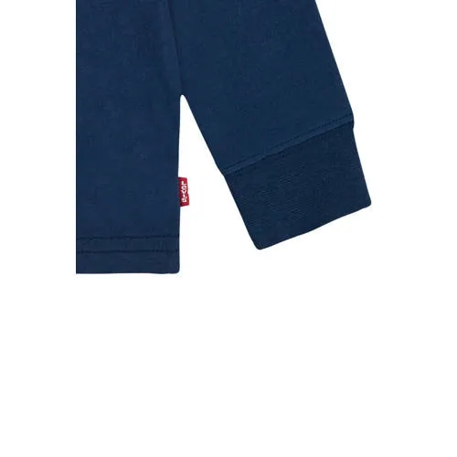 Levi's Batwing longsleeve donkerblauw, foto 5