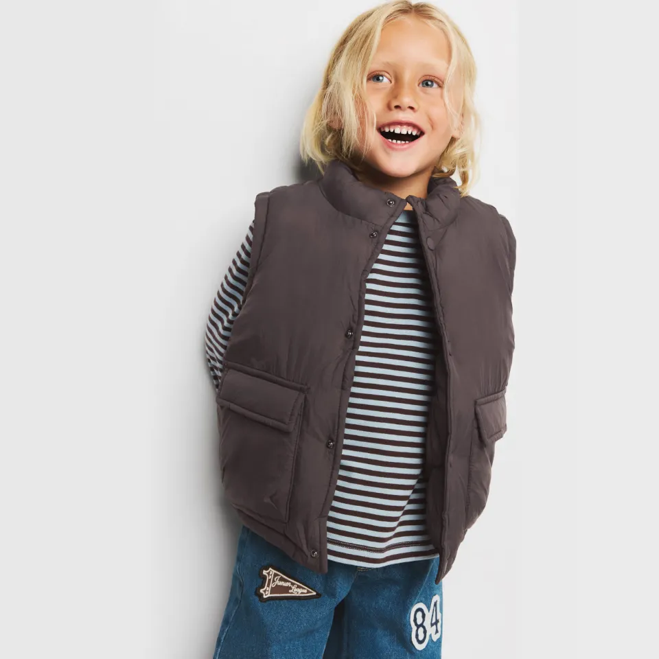 Mango Kids bodywarmer grijs, foto 4