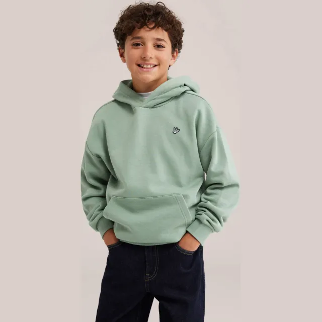 WE Fashion hoodie - lichtgroen