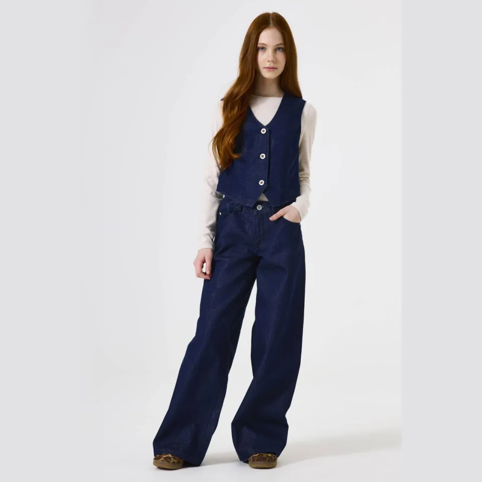Garcia loose fit jeans dark blue denim