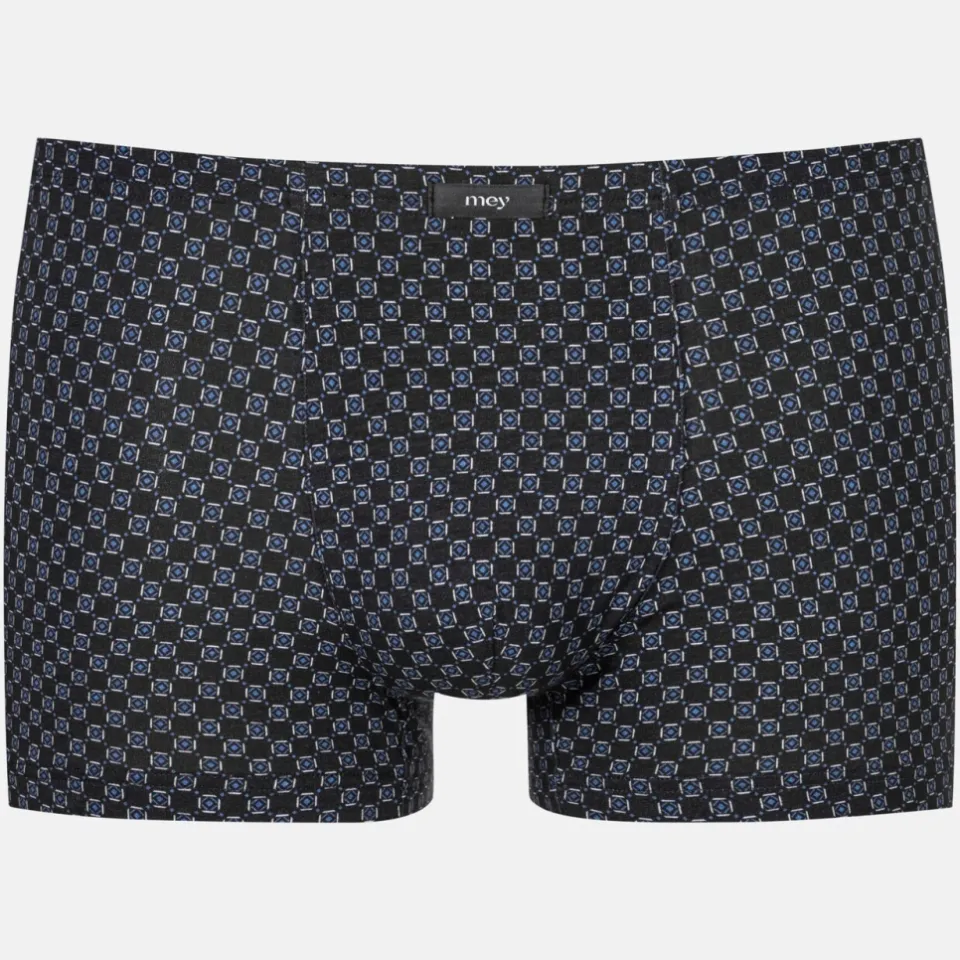 Mey White Squares boxershort zwart, foto 2