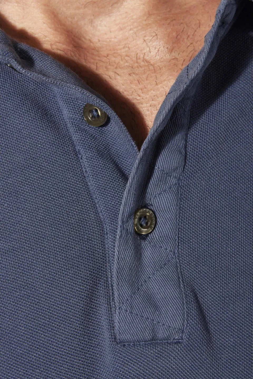 Jan Vanderstorm polo Plus Size GUNHELM blauw, foto 3