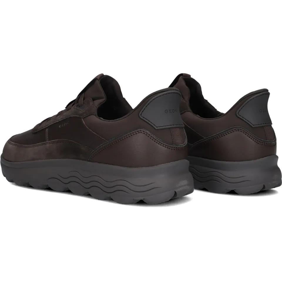 Geox Spherica Plus lage sneakers bruin, foto 4