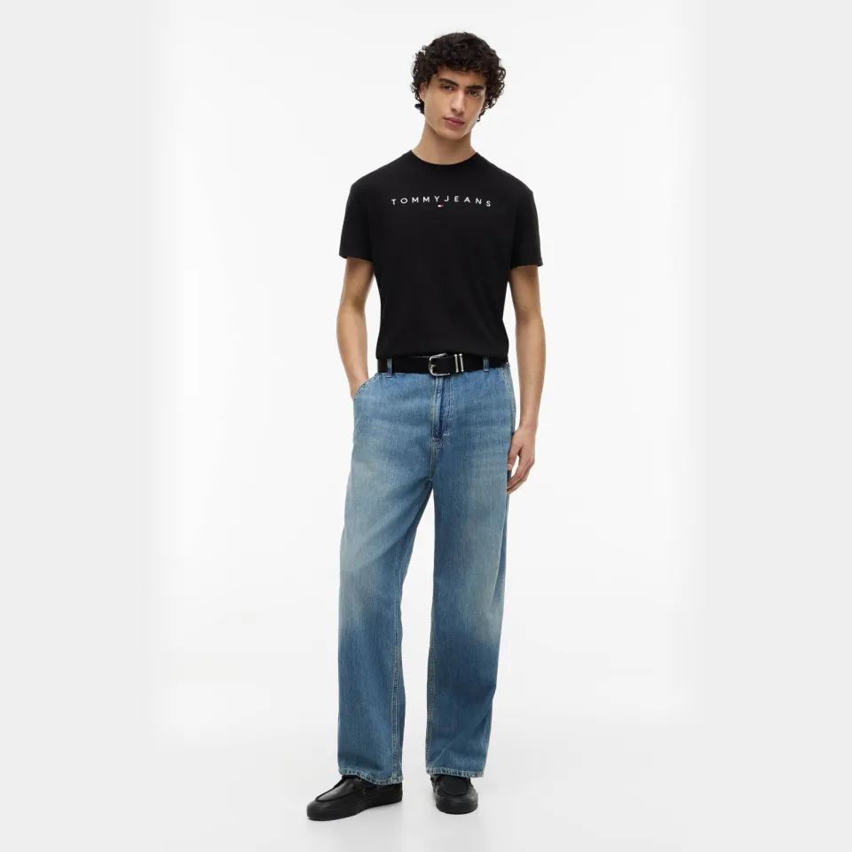 Tommy Jeans regular T-shirt zwart, foto 4
