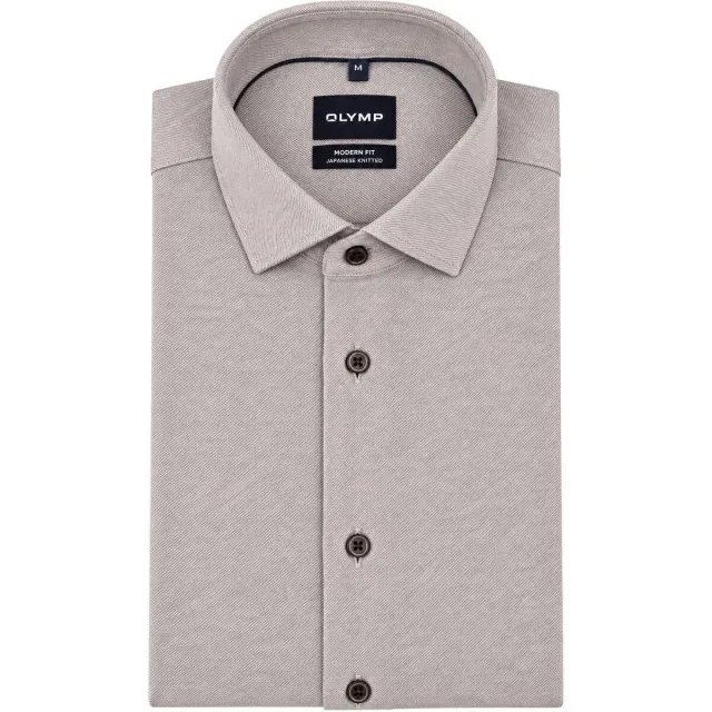 Olymp slim fit overhemd - beige, foto 2