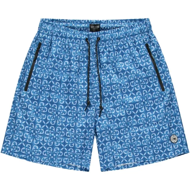 Cars zwemshort met all over print blauw