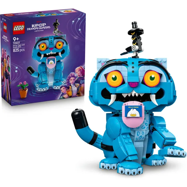 Lego KPop Demon Hunters Derpy Tiger en Sussie Bird Dieren Speelgoed - 72537, foto 2