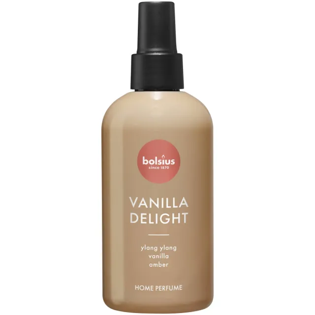 Bolsius interieuspray - Vanilla delight (225 ml) beige