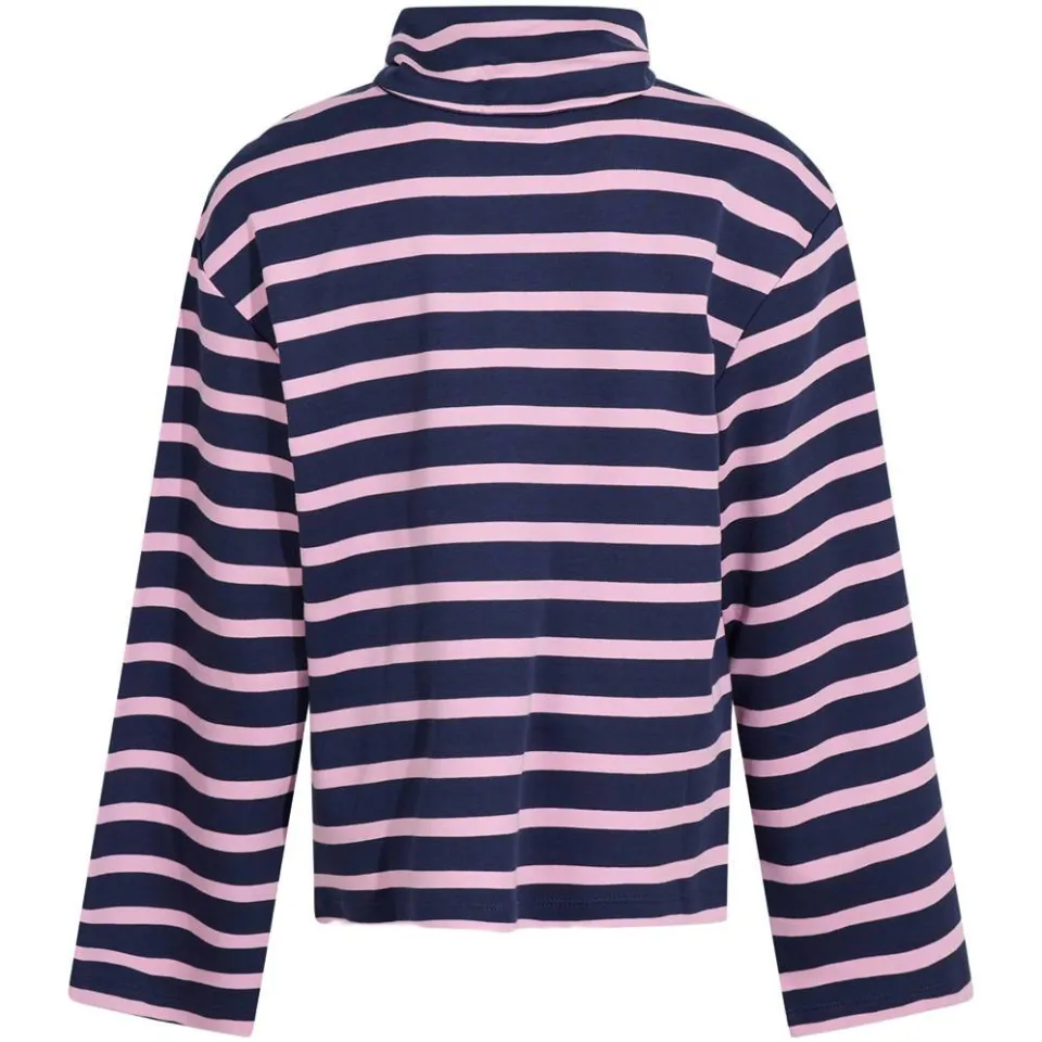 Shoeby gestreept T-shirt donkerblauw, foto 5