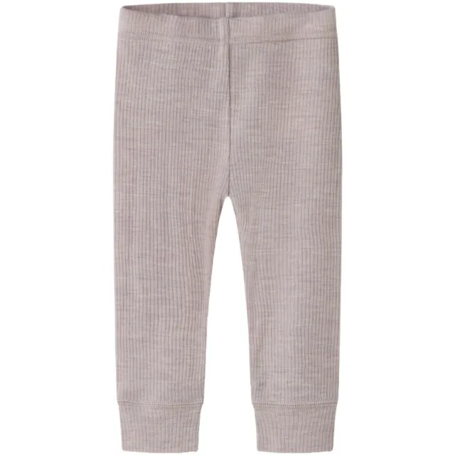 NAME IT BABY slim babybroek met wol lila, foto 2