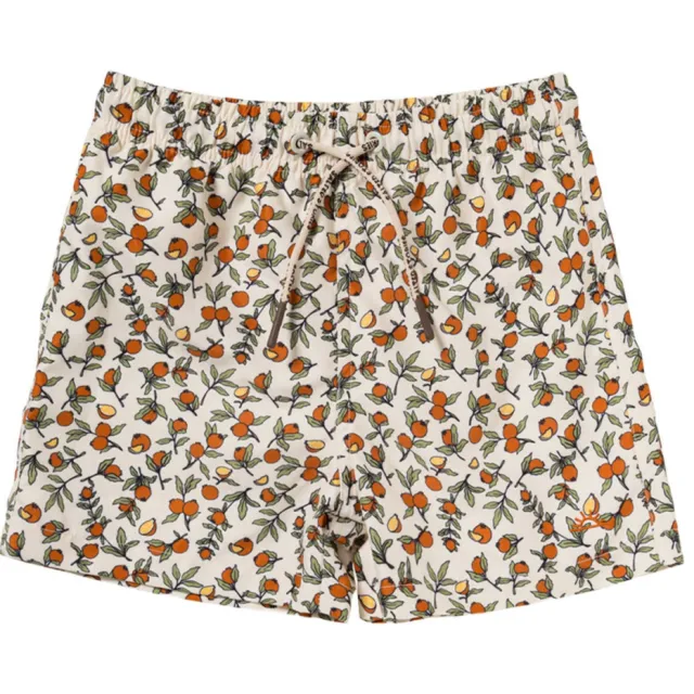 Salted Stories zwemshort offwhite/oranje, foto 2