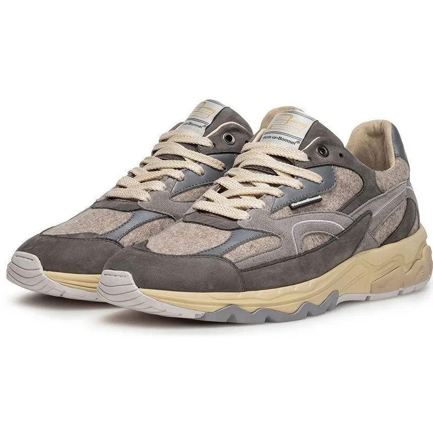 Floris Van Bommel De Rezer 01.46 leren sneakers donkergrijs donker grijs, foto 4