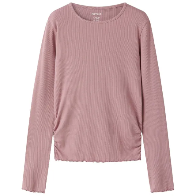 NAME IT gebreide longsleeve oudroze
