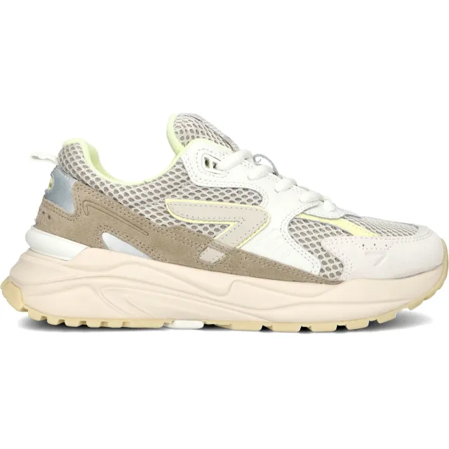 Hub Grid M46 lage sneakers beige