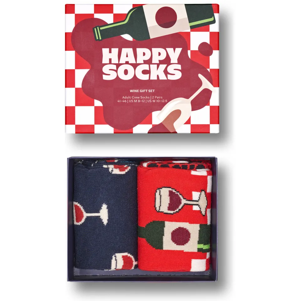 Happy Socks giftbox sokken Wine - multi (set van 2), foto 4