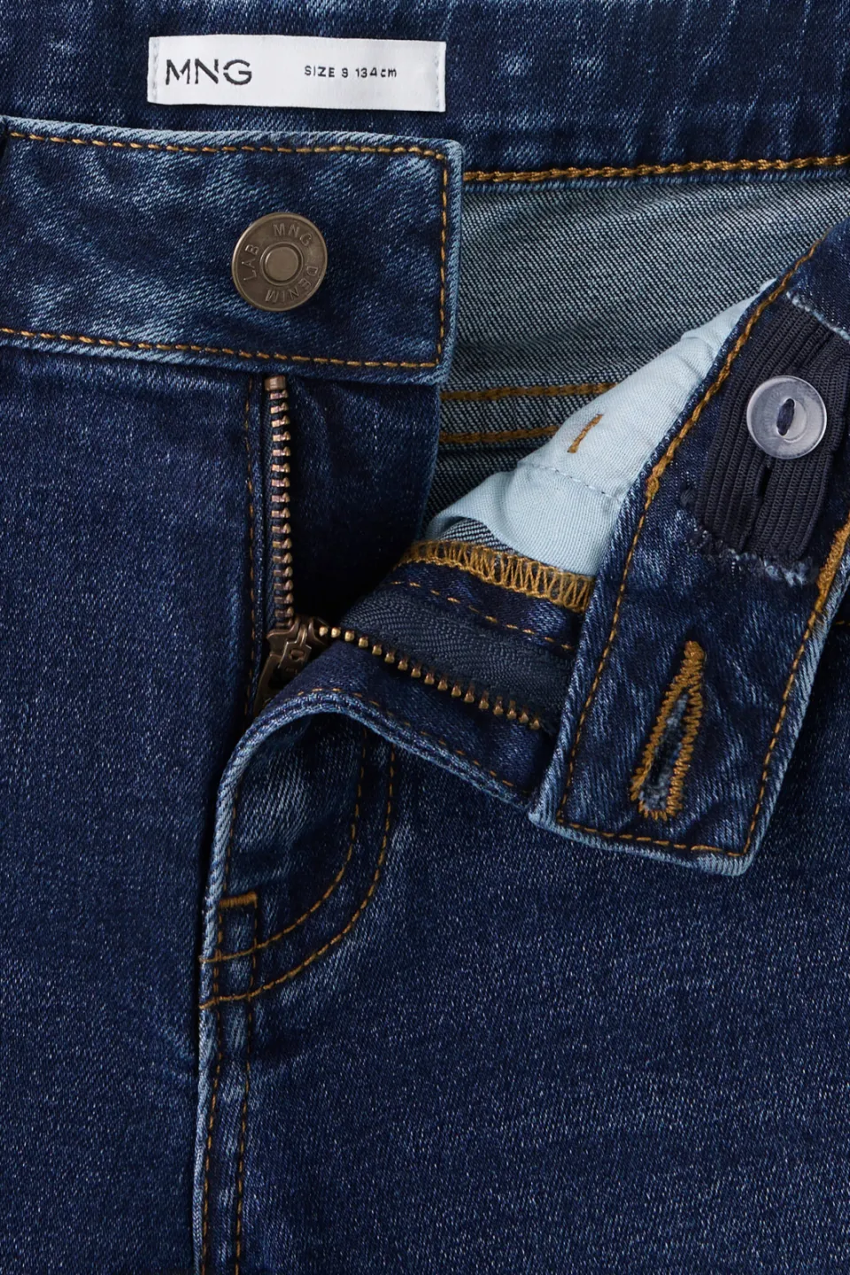 Mango Kids slim fit jeans - mediumblauw, foto 4