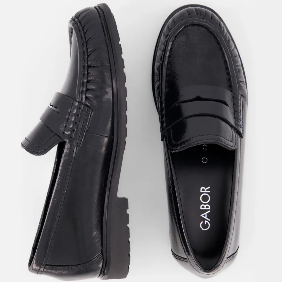 Gabor 4009.01.001 loafers zwart, foto 6