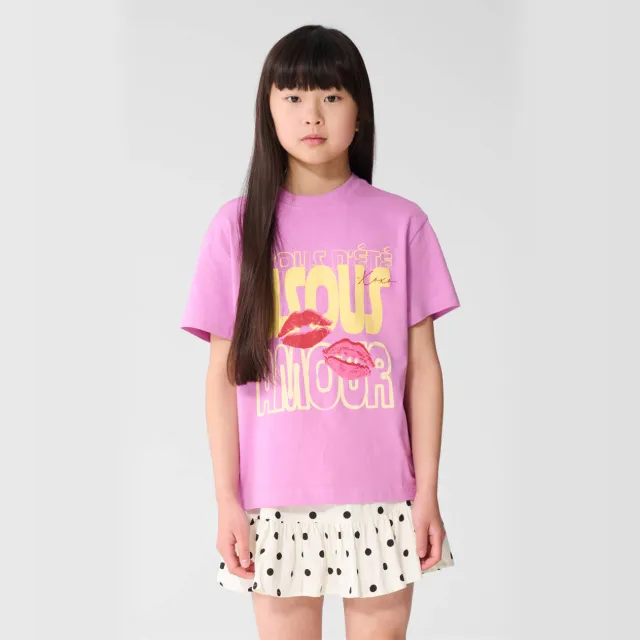 Shoeby T-shirt lila met print, foto 3