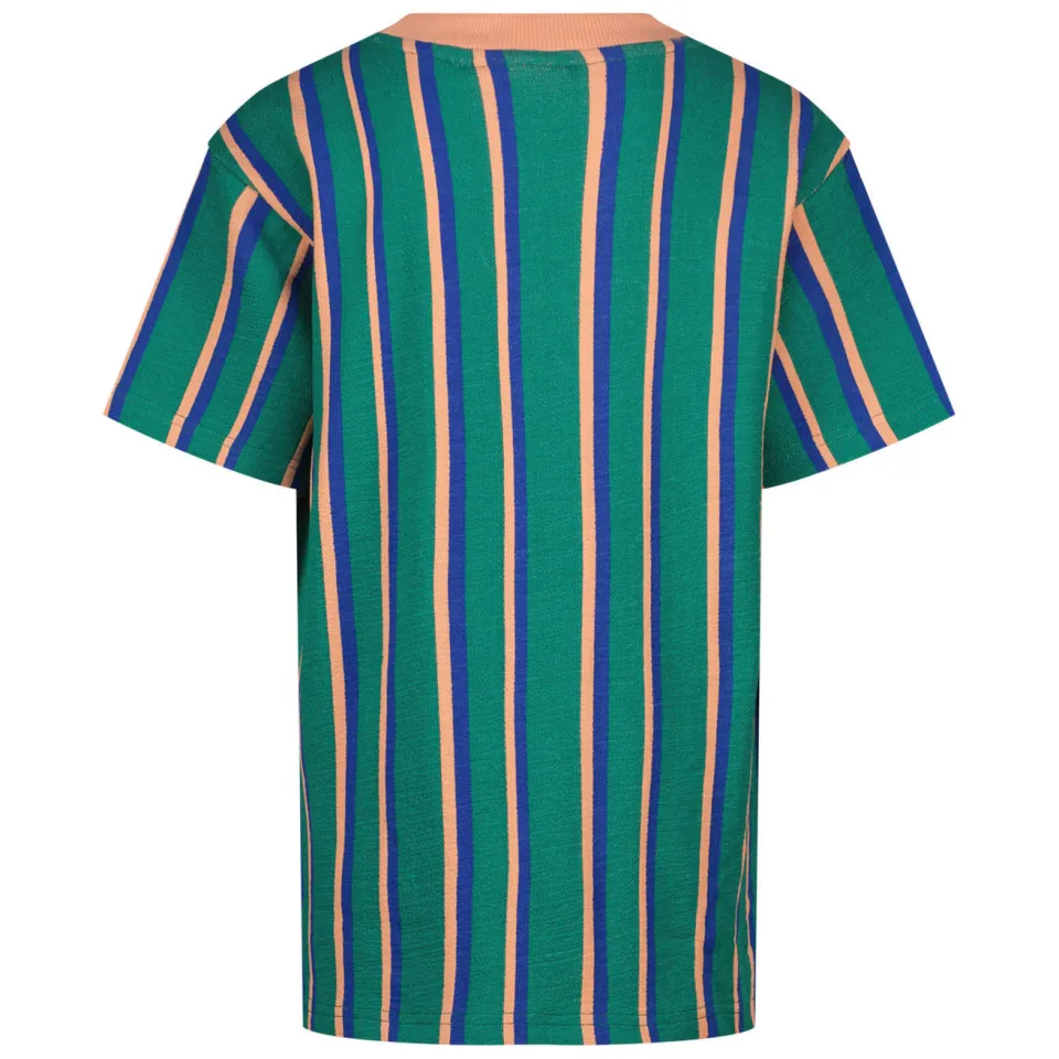 Vingino T-shirt groen gestreept, foto 3