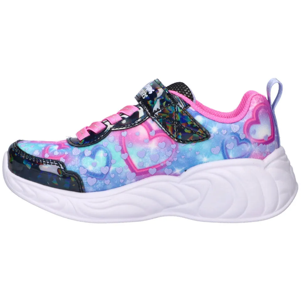 Skechers Unicorn Dreams sneakers met lichtjes - blauw/roze, foto 3