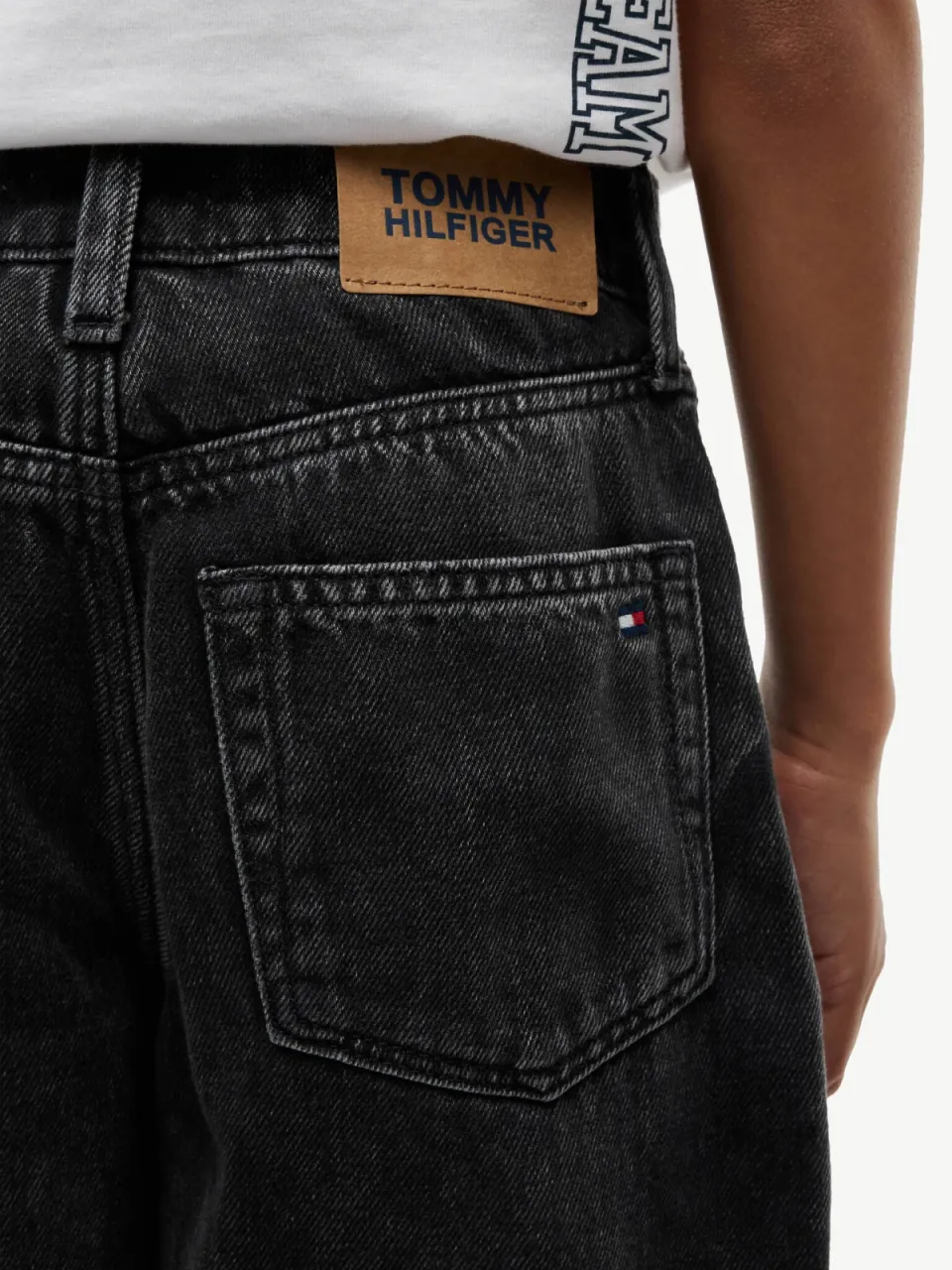 Tommy Hilfiger barrel jeans - zwart, foto 4