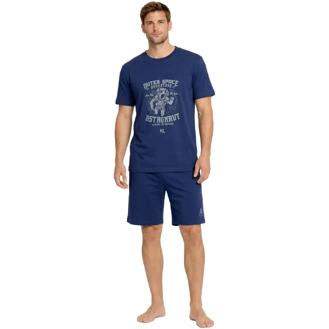 Kisses&Love KL30000 pyjamaset blauw