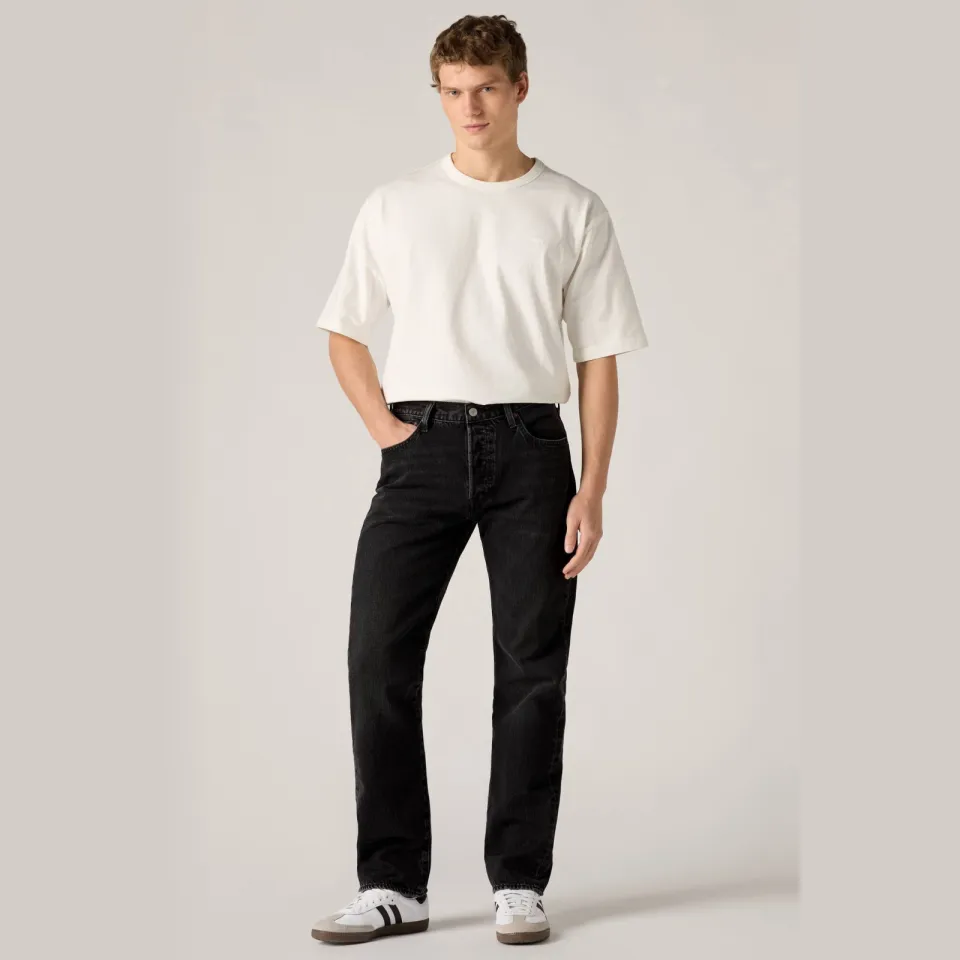 Levi's 501 straight leg jeans black, foto 5