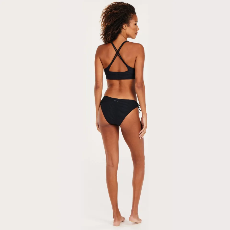 Protest strik bikinibroekje MIXBACK met ribstructuur zwart, foto 3