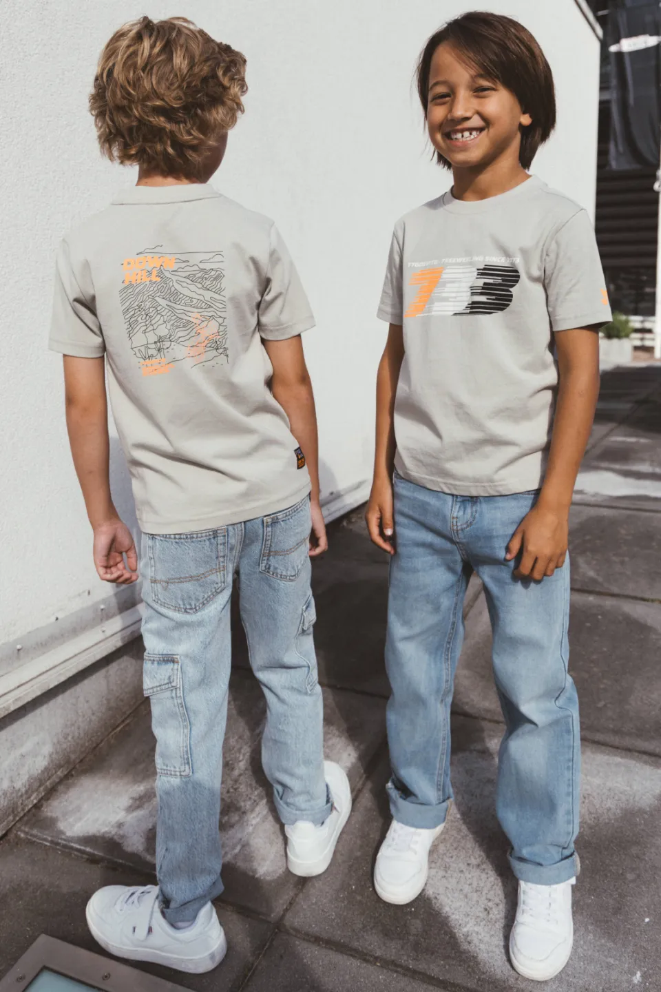 TYGO & vito jersey t-shirt grijs Zand