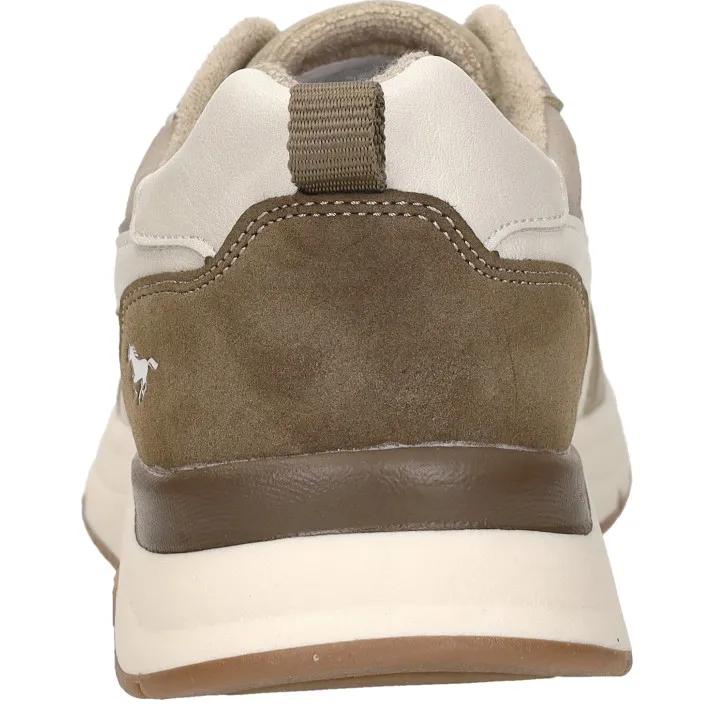 Mustang sneakers laag beige, foto 4