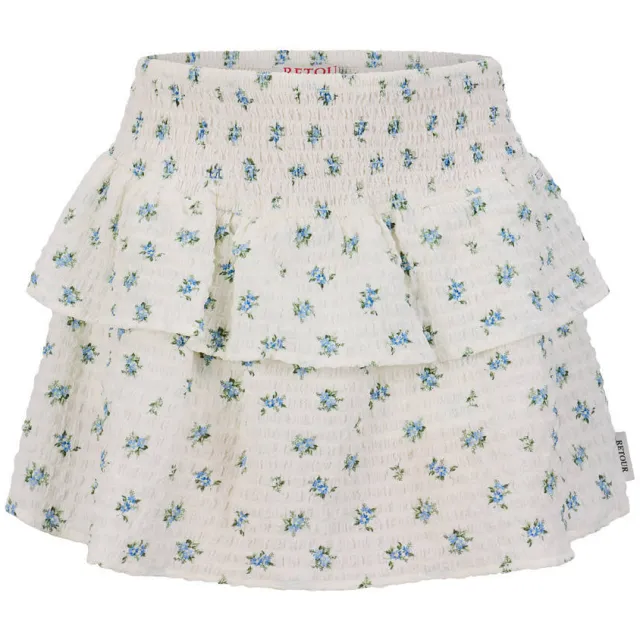 Retour Jeans gebloemde rok wit, foto 3